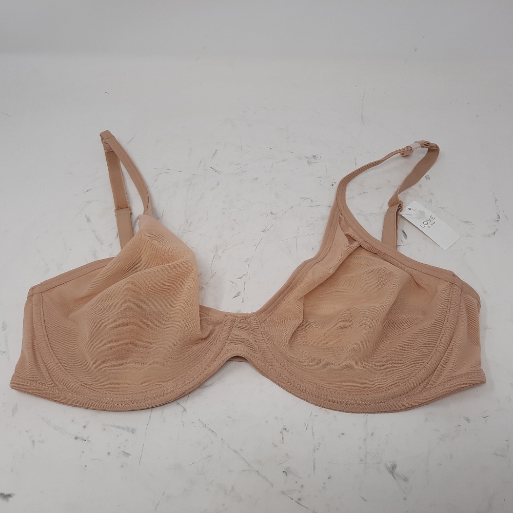 NWT 34D Gap Bare Natural Plunge mesh bra
